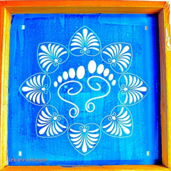 Kolam design  Stencils 10x10 Size