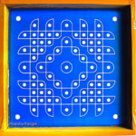Lineart Kolam 10x10