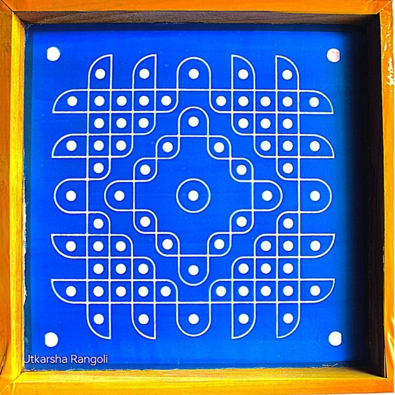 Lineart Kolam 10x10