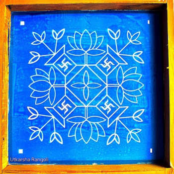 Linetype flower Stencils 10x10 Size