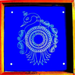 Peacock Stencils 10×10