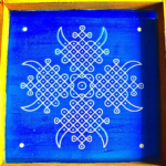 Pulli Kolam Stencils 10x10