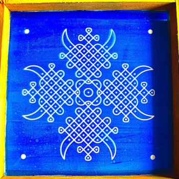 Pulli Kolam Stencils 10x10