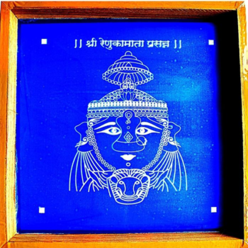 Traditional with god face Stencils 10x10