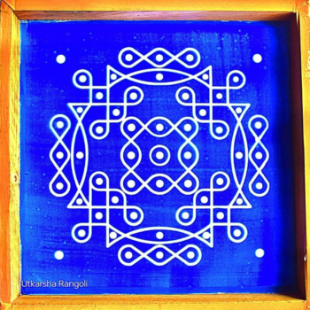 Trendy Pulli Kolam Stencils 10x10
