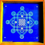 Trendy pattern kolam Stencils 10x10